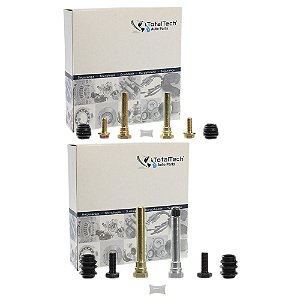 Kit 4 Pino Guia Da Pinça De Freio Traseiro / Dianteiro Direito - Esquerdo Honda New Civic Si 07../ New Civic Lxs Exs 11.