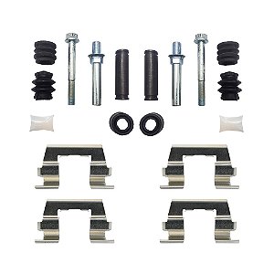 Kit Reparo Pino Guia Pinça De Freio + Mola Anti Ruído Dianteiro Jac J3 2010/...