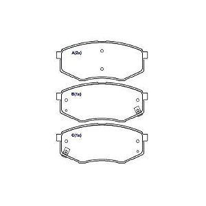 Pastilha De Freio Diant. Hyundai Ix35 Sonata Eco1438