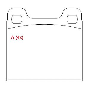 PASTILHA DE FREIO FREIO PASSAT