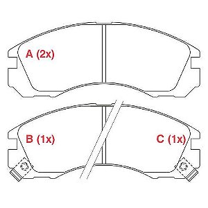 PASTILHA DE FREIO FREIO PAJERO