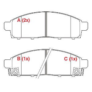PASTILHA DE FREIO FREIO MITSUBISHI L200 TR