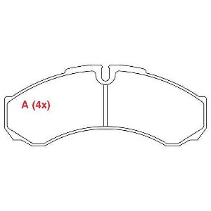 PASTILHA DE FREIO FREIO IVECO