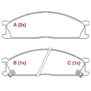 Pastilha De Freio Frontier