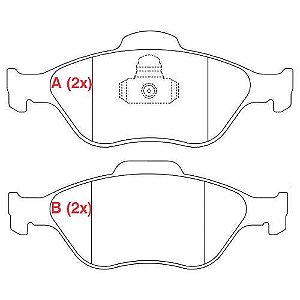 PASTILHA DE FREIO FREIO ECOSPORT