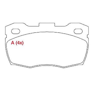 PASTILHA DE FREIO FREIO DEFENDER OBILOGO