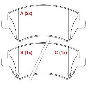 PASTILHA DE FREIO FREIO COROLLA 2002>