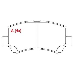PASTILHA DE FREIO FREIO CHANA