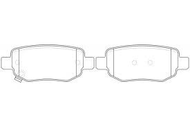 PASTILHA DE FREIO TRASEIRA CHERY CIELO 1.6 16V E LIFAN X60