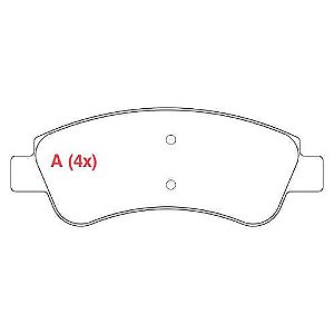 PASTILHA DE FREIO FREIO XSARA 01>