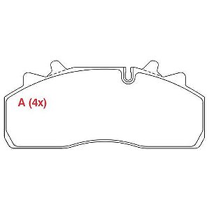 PASTILHA DE FREIO FREIO VOLVO VM OM30653