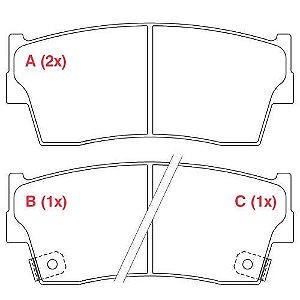 Pastilha De Freio Dianteiro Suzuki Vitara 1.6