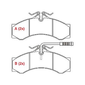 PASTILHA DE FREIO FREIO SPRINTER