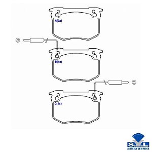 Pastilhas De Freio Dianteira Peugeot 504 / 505 / Pick-up
