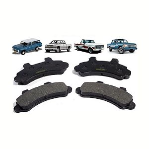 Pastilhas De Freio Dianteira Chevrolet A20  C20 / Ford F1000