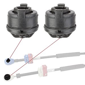 Par Bucha Reparo Cabo Seletor De Marcha Citroen C3 1.4 1.6 2002/... - 2444FC