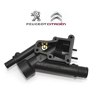 CARCAÇA VÁLVULA TERMOSTÁTICA PEUGEOT CITROEN 2.0 16v