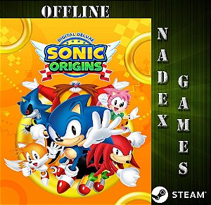 Sonic Origins Digital Deluxe Steam Offline + JOGO BRINDE  (DESCRIÇÃO DO ANUNCIO)