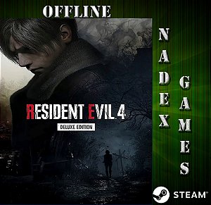 Resident Evil 4 Remake Deluxe Edition Steam Offline + JOGO BRINDE (DESCRIÇÃO DO ANUNCIO)