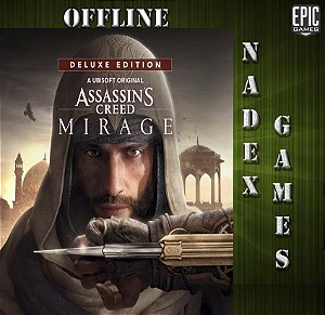 Assassins Creed Mirage Deluxe Edition Epic Games Offline + JOGO BRINDE (DESCRIÇÃO DO ANUNCIO)