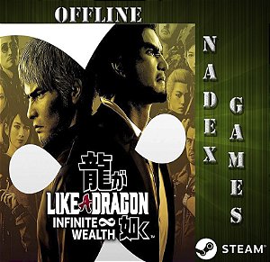 Like a Dragon: Infinite Wealth Steam Offline + JOGO BRINDE (DESCRIÇÃO DO ANUNCIO)