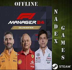 F1 Manager 2024 Deluxe Edition PRÉ-VENDA Steam Offline + JOGO BRINDE (DESCRIÇÃO DO ANUNCIO)