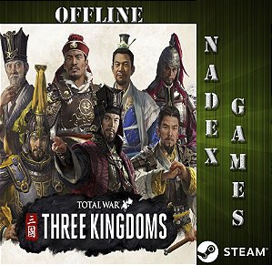 Total War: THREE KINGDOMS COLLECTION Steam Offline  + JOGO BRINDE (DESCRIÇÃO DO ANUNCIO)