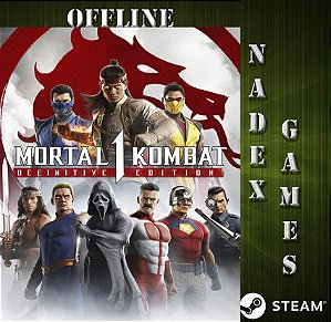 Mortal Kombat 1 Definitive Edition Steam Offline + JOGO BRINDE (DESCRIÇÃO DO ANUNCIO)