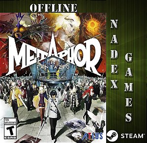 Metaphor: ReFantazio Steam Offline + JOGO BRINDE (DESCRIÇÃO DO ANUNCIO)