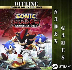 SONIC X SHADOW GENERATIONS Digital Deluxe Edition Steam Offline + JOGO BRINDE