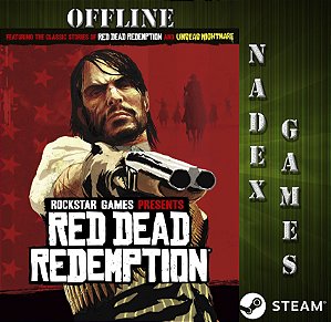 Red Dead Redemption PC STEAM Offline + JOGO BRINDE
