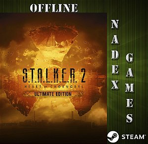 S.T.A.L.K.E.R. 2: Heart of Chornobyl - Ultimate Edition Steam Offline + JOGO BRINDE (DESCRIÇÃO DO ANUNCIO)