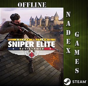 Sniper Elite: Resistance Deluxe Edition Steam Offline + JOGO BRINDE (DESCRIÇÃO DO ANUNCIO)