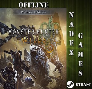 Monster Hunter Wilds Deluxe Edition Steam Offline + JOGO BRINDE (DESCRIÇÃO DO ANUNCIO)