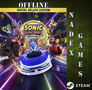 Sonic Racing: CrossWorlds Edição Digital Deluxe PRÉ-VENDA Steam Offline + JOGO BRINDE (DESCRIÇÃO DO ANUNCIO)
