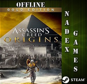 Assassin's Creed Origins Gold Edition Steam Offline  + JOGO BRINDE NA MESMA CONTA