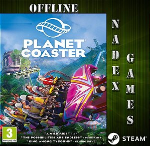 Planet Coaster + DLC's Steam Offline + BRINDE