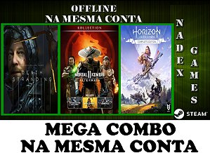 Mega Combo Steam (3 jogos na mesma conta)