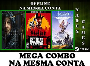 Mega Combo Steam (3 jogos na mesma conta)