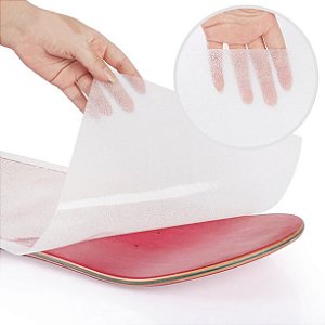 lixa de skate emborrachada transparente importada