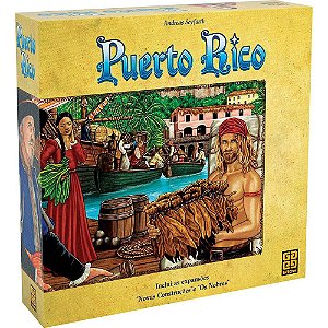 Jogo Puerto Rico Grow - Tabuleiro Português BR com 2 Expansóes