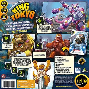 Jogo King of Tokyo - Tabuleiro Galápagos Português BR