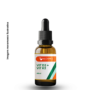 Vitamina D3 2000UI com Vitamina K 100mcg - 45 ml