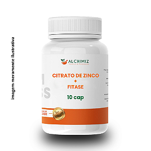 Citrato de Zinco 50mg + Fitase 3000ui - 10 cap