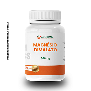 Magnésio Dimalato 300mg - 90 doses