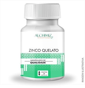 Zinco Quelato 30mg - 60 cápsulas