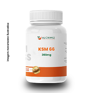 KSM-66® 300mg - original 60 Cápsulas - Melhora o Desempenho e Função Sexual