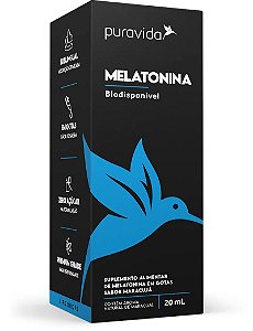 Melatonina Biodisponível em Gotas 20ml - Puravida