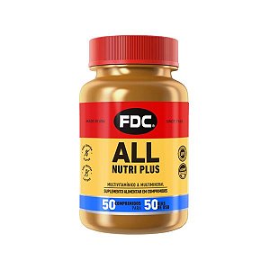 All Nutri Plus Polivitamínico Importado - 50 Comp - FDC