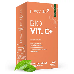 Vitamina C Lipossomal 1100mg - 60 Cápsulas - Puravida